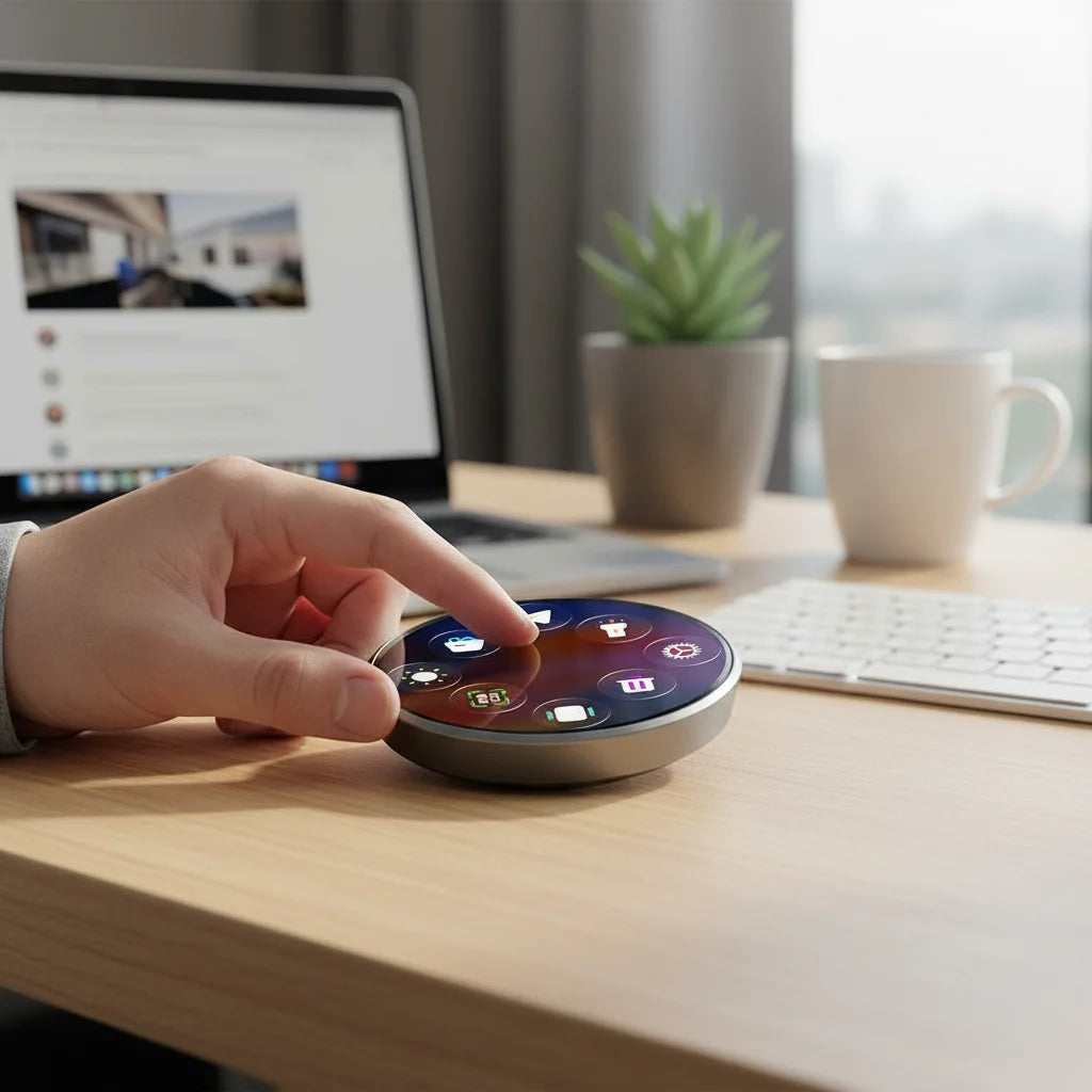 Anime Display Badge — 1.85" Circular HD Pin with Bluetooth 5.4