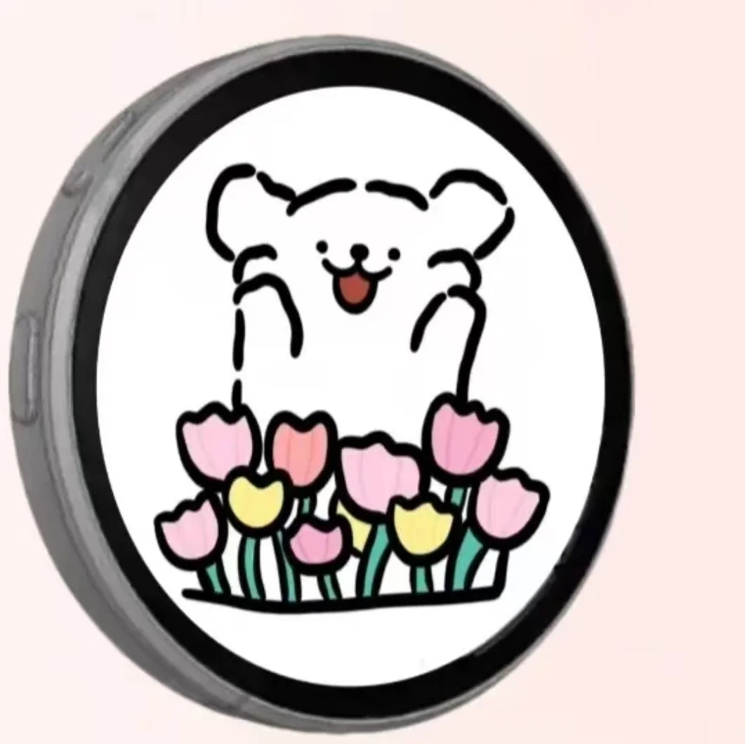 Anime E-Badge Pro — 1.7" Collector Edition LED Pin with Voice Option
